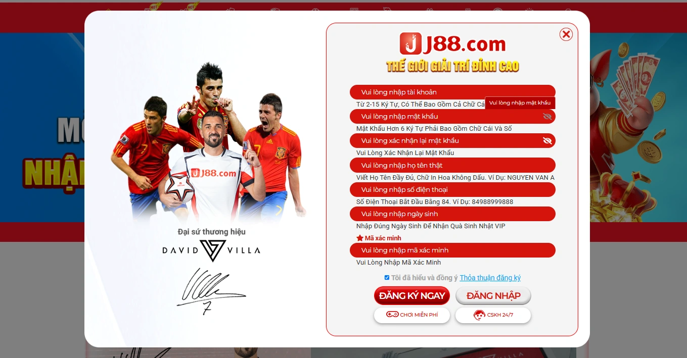 How to start playing at J88